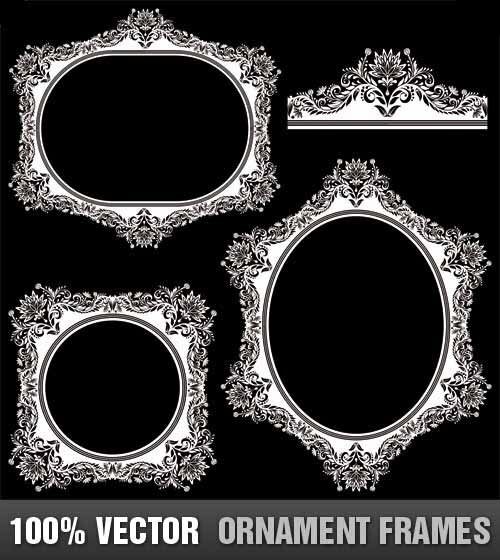 Ornament Frames Vector