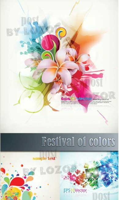 Festival of colors Vector
