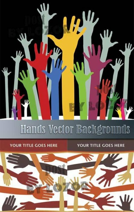 Hands Backgrounds Vector