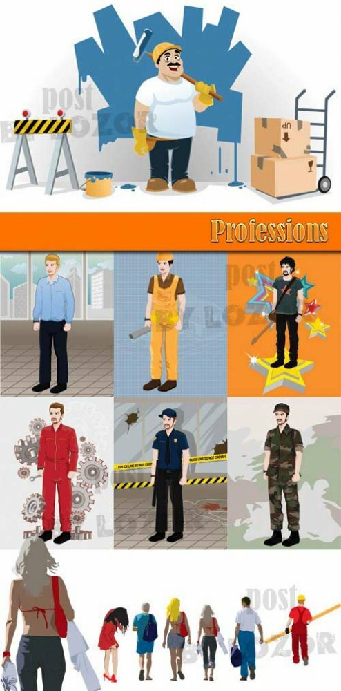 Professions Vector