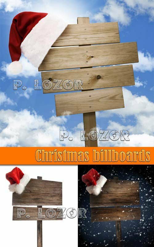 Christmas billboards Clipart