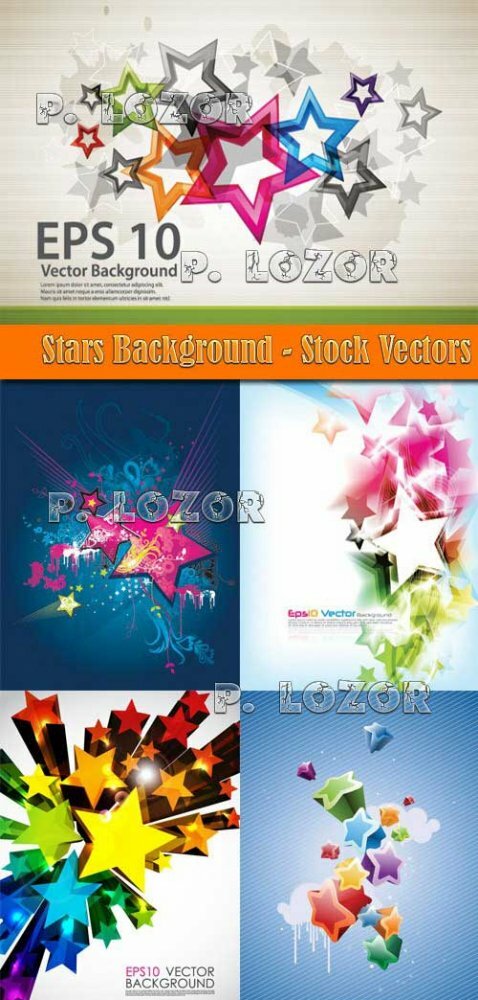 Stars Background Vectors